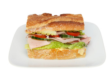 Ham salad roll