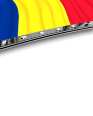 Designelement Flagge Rumänien