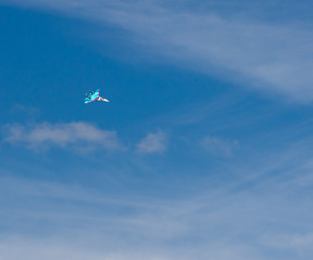 fighter plane in flight