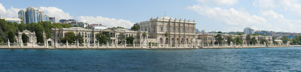 Large palace on a river