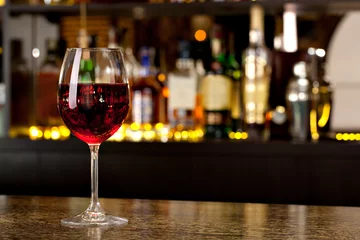 Crédence de cuisine en verre imprimé Alcool Red wine