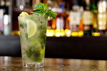 Fotobehang Cocktail Mojito-cocktail