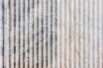 White striped marble wall