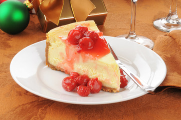 Cherry cheesecake