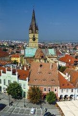 Obraz premium Sibiu downtown in Transylvania, Romania