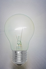 Light bulb shining