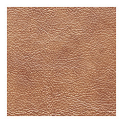 light brown leather texture on white background
