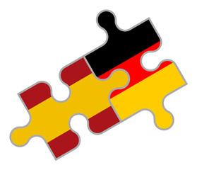 Spanisch-Deutsches Puzzle