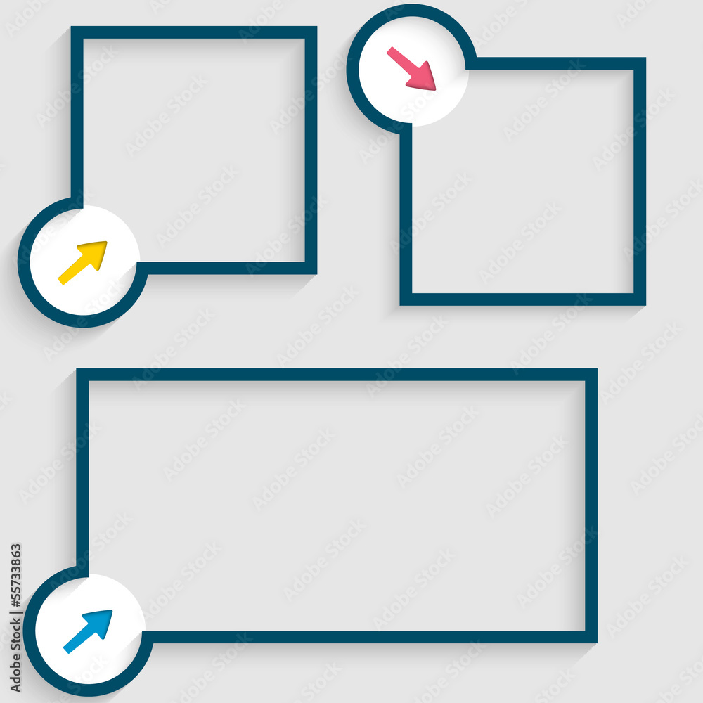 Poster text box for any text with arrow