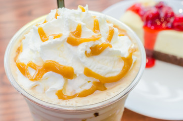 Caramel frappe