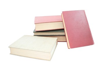 Old Books Isolated On White