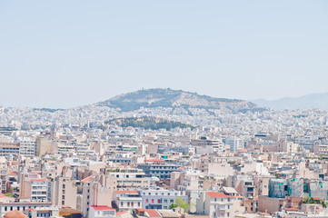 Obraz premium View of Athens from the observation deck