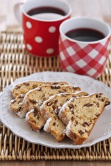 Christmas Stollen and mulled wine