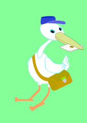 Аист почтальон