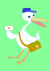 Аист почтальон