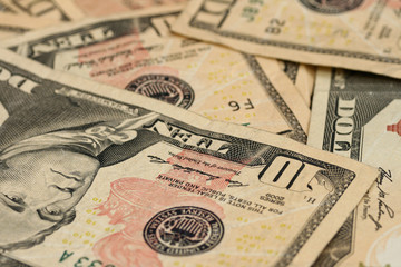 American Ten Dollar Bills