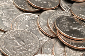 Close Up American Quarters