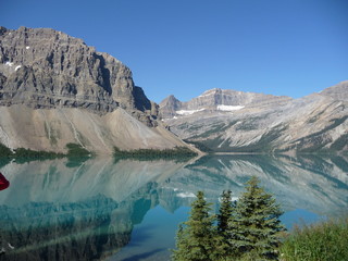 Bow Lake at Jasper National Park