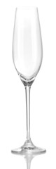 Champagne glass, isolated on white