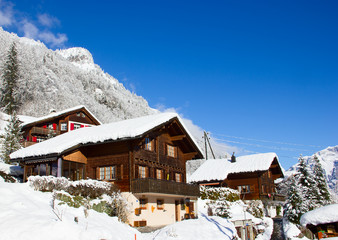 Winter in alps