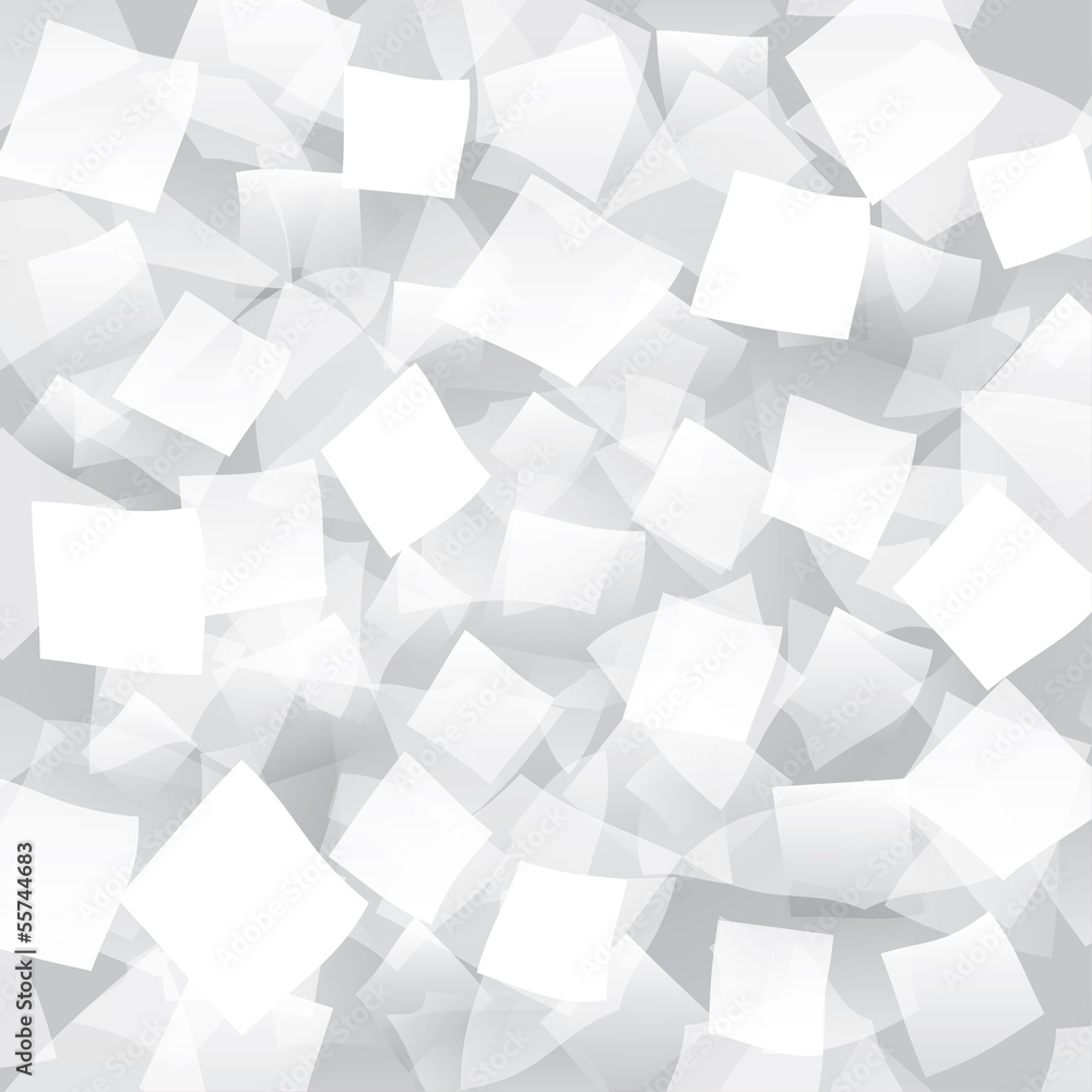 Aufkleber white abstract background with geometrical objects
