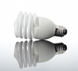 Energy saving light bulb with reflection