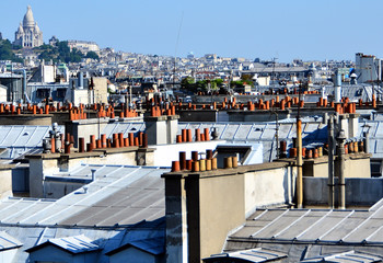 immobilier parisien - obrazy, fototapety, plakaty