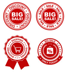 Obraz premium business sale tags and labels