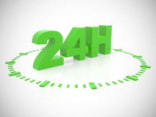 horaires d'ouverture - service 24 h