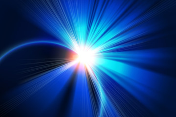 beautiful planet agaist rising sun