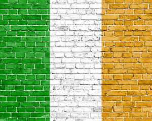 Grunge Ireland flag