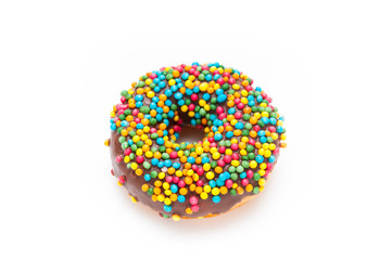 Delicious Donut Isolated on White Background