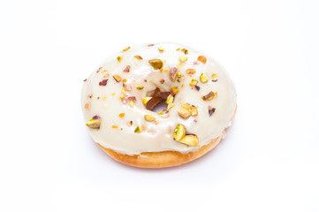 Delicious Donut Isolated on White Background