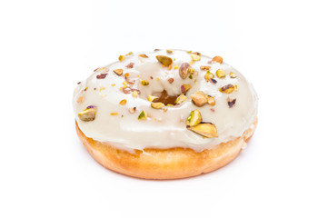 Delicious Donut Isolated on White Background