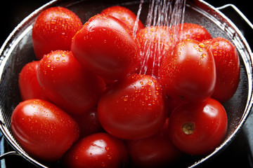 Washing the Garden Harvest