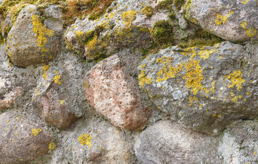Stone wall.