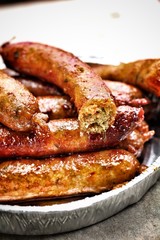 BBQ sausages