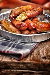 BBQ sausages
