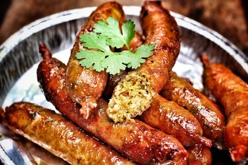 BBQ sausages