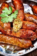 BBQ sausages
