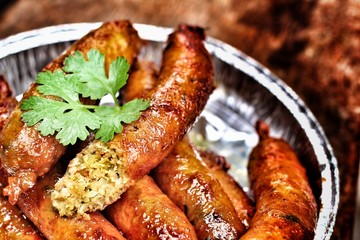 BBQ sausages