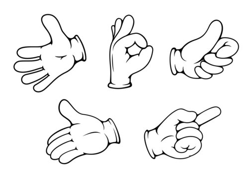 People hand gestures
