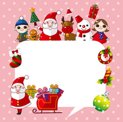 Merry Christmas card,background