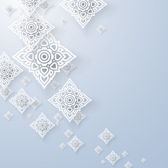 Asian tradition art pattern cover design.