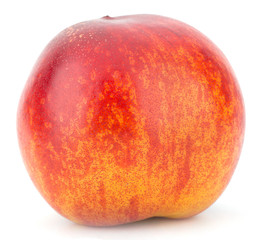 Nectarine fruit isolated on white background