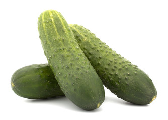 cucumber isolated on white background