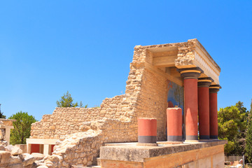 Knossos palace at Crete
