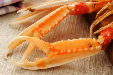 chele di crostaceo crudo