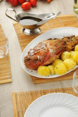 Pesce al forno con patate