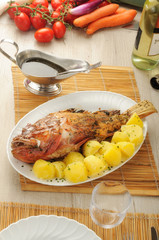 Pesce al forno con patate